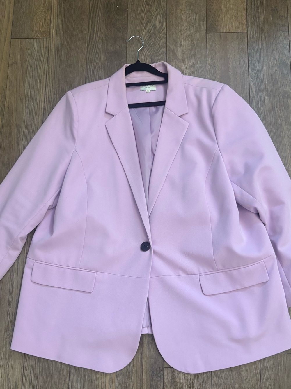 Modern Single-Button Pink Blazer Jacket